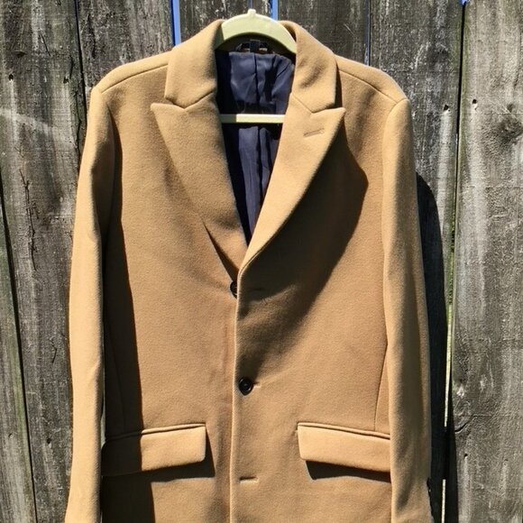 Brand New Bonobos Italian Wool Top Coat